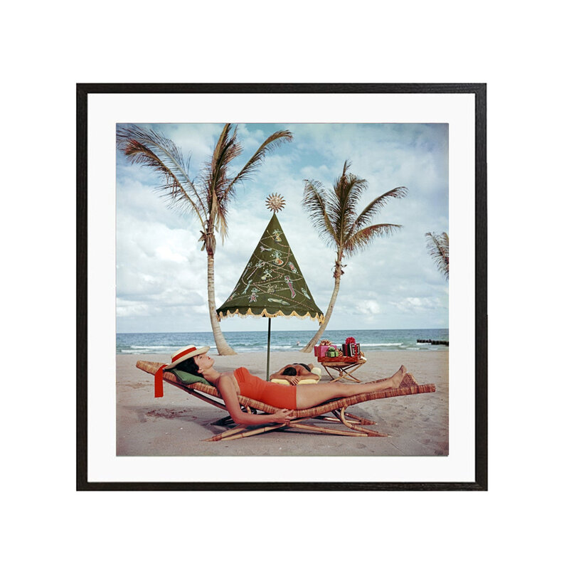 Fotokonst---Palm-Beach-Idyll-framed