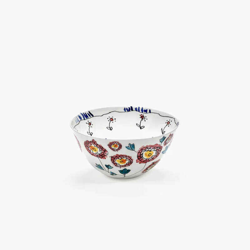 Mariella-Serax-skål-Anemone-milk-Midnight-Flowers-produktbild-1