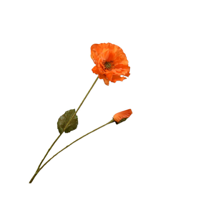Mariella-poppy-spray-orange-74cm-produktbild