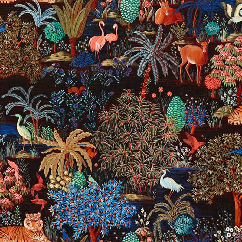 Tyg metervara - Le jardin du palais velours