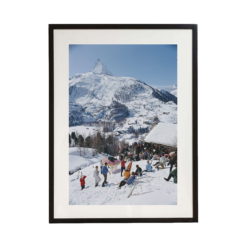 Zermatt-skiing-inramad