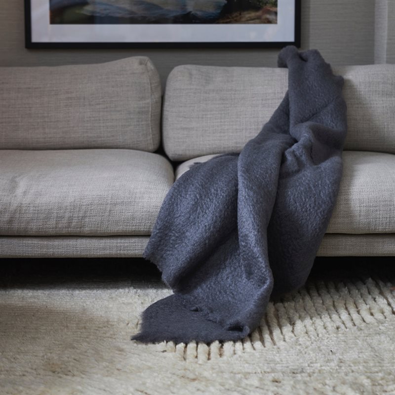 Blanket - Mohair Grey
