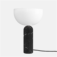 Kizu Table Lamp White Marble, Small Grey Background