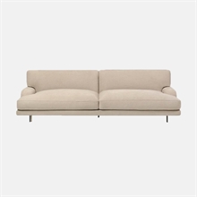 Mariella-Flaneur Sofa - 2.5 Seater-black-semi-matt-ratt