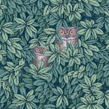 Mariella-Fornasetti-FoglieeCivette-Viridian-produktbild