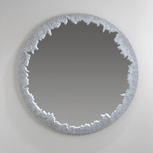 Mariella-Porta-Romana-Crater-Mirror-Silver-Produktbild
