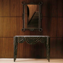 Mariella-Porta-romana-spegel-väggspegel-tiberio-brons-miljöbild