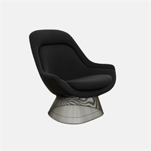 Mariella-platner-easy-chair-metallic-bronze-ultra-suede-black-onyx-ratt