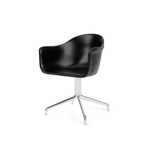 mariella-audo-copenhagen-harbour-dining-chair-black-leather-star-base-side-front-produktbild