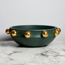 mariella-keramikskal-dark-green-guldkulor-produktbild
