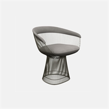 mariella-knoll-platner-arm-chair-matstol-karmstol-bronzed-framsida
