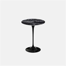 mariella-knoll-saarinen-tulip-table-sidobord-40cm-svart-svart-marmor