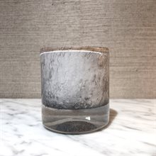Ljuslykta i glas - Stone 9,5 cm